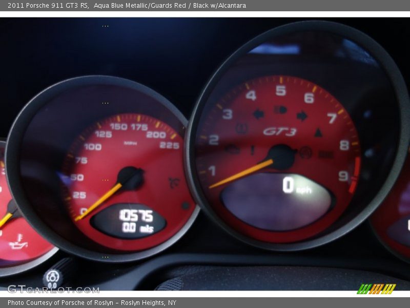 Aqua Blue Metallic/Guards Red / Black w/Alcantara 2011 Porsche 911 GT3 RS