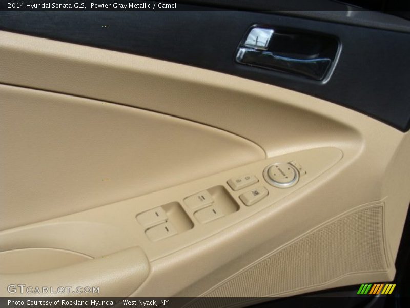 Pewter Gray Metallic / Camel 2014 Hyundai Sonata GLS