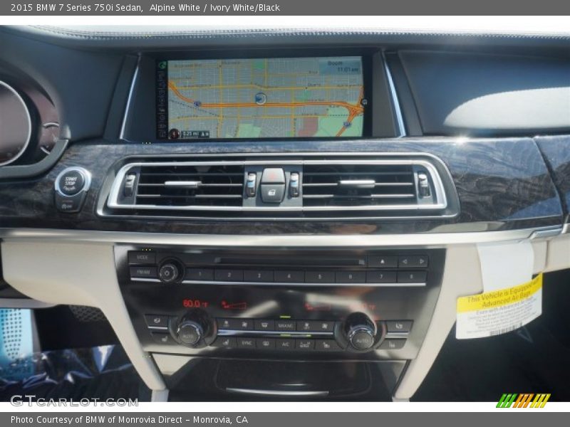 Controls of 2015 7 Series 750i Sedan