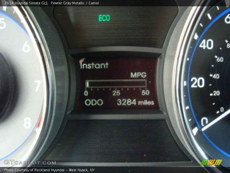 Pewter Gray Metallic / Camel 2014 Hyundai Sonata GLS