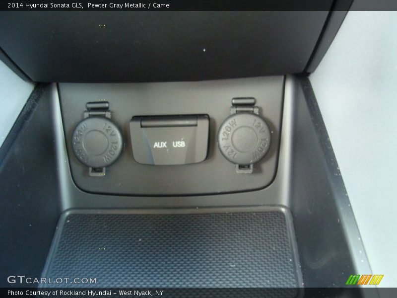 Pewter Gray Metallic / Camel 2014 Hyundai Sonata GLS