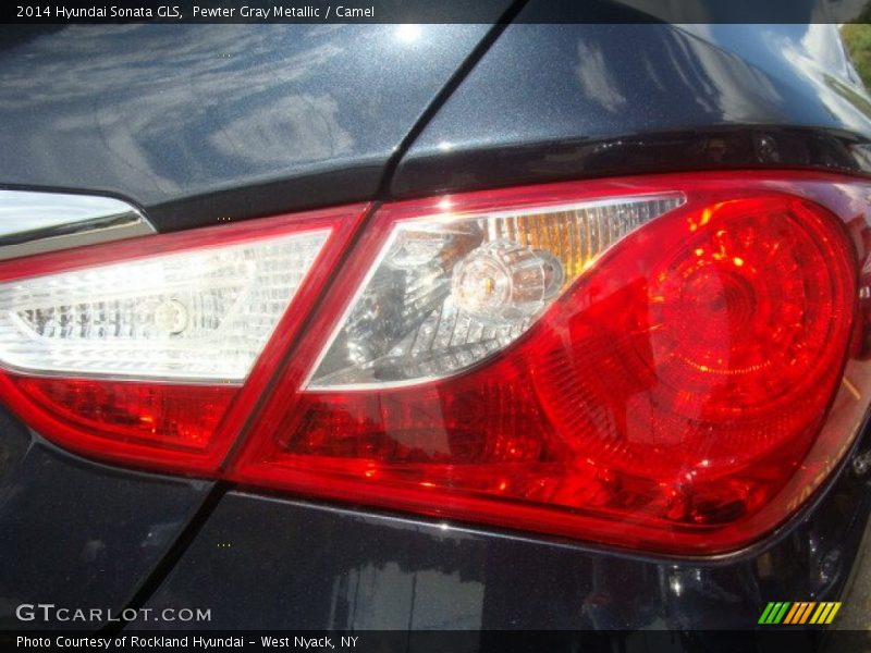 Pewter Gray Metallic / Camel 2014 Hyundai Sonata GLS
