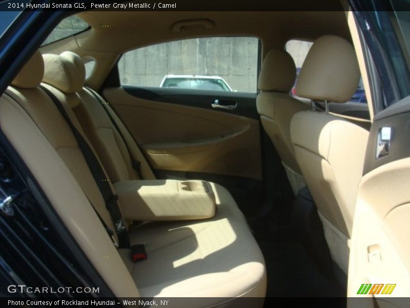 Pewter Gray Metallic / Camel 2014 Hyundai Sonata GLS