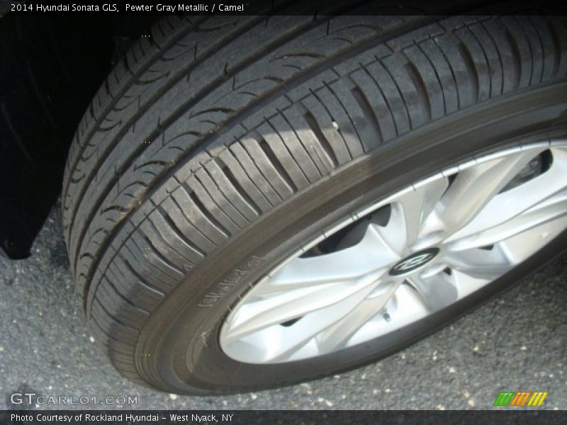 Pewter Gray Metallic / Camel 2014 Hyundai Sonata GLS