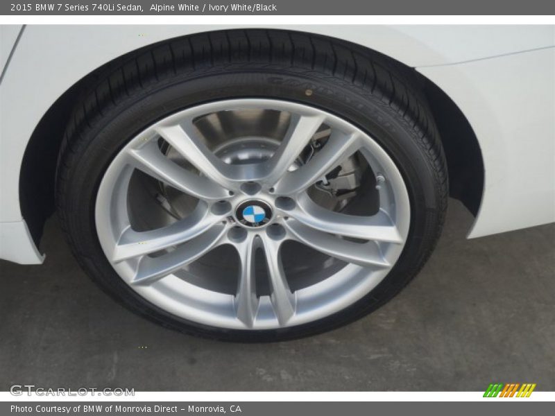 Alpine White / Ivory White/Black 2015 BMW 7 Series 740Li Sedan
