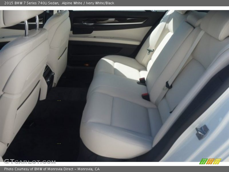 Alpine White / Ivory White/Black 2015 BMW 7 Series 740Li Sedan