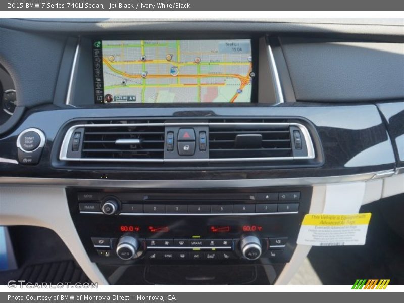 Controls of 2015 7 Series 740Li Sedan