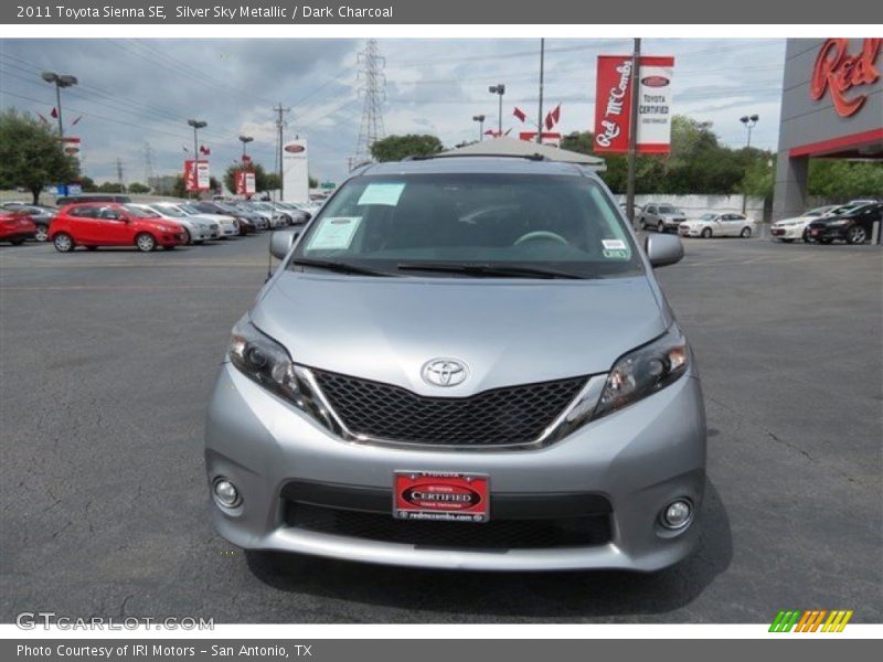 Silver Sky Metallic / Dark Charcoal 2011 Toyota Sienna SE