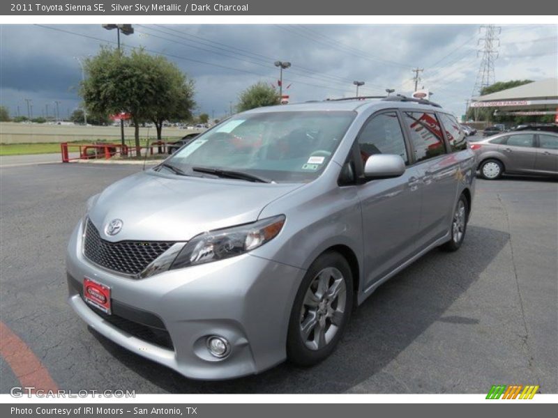 Silver Sky Metallic / Dark Charcoal 2011 Toyota Sienna SE