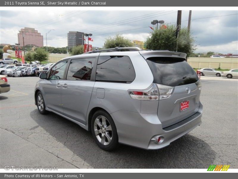 Silver Sky Metallic / Dark Charcoal 2011 Toyota Sienna SE