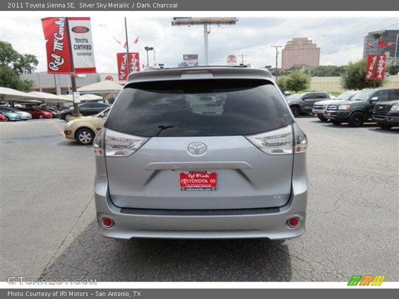 Silver Sky Metallic / Dark Charcoal 2011 Toyota Sienna SE