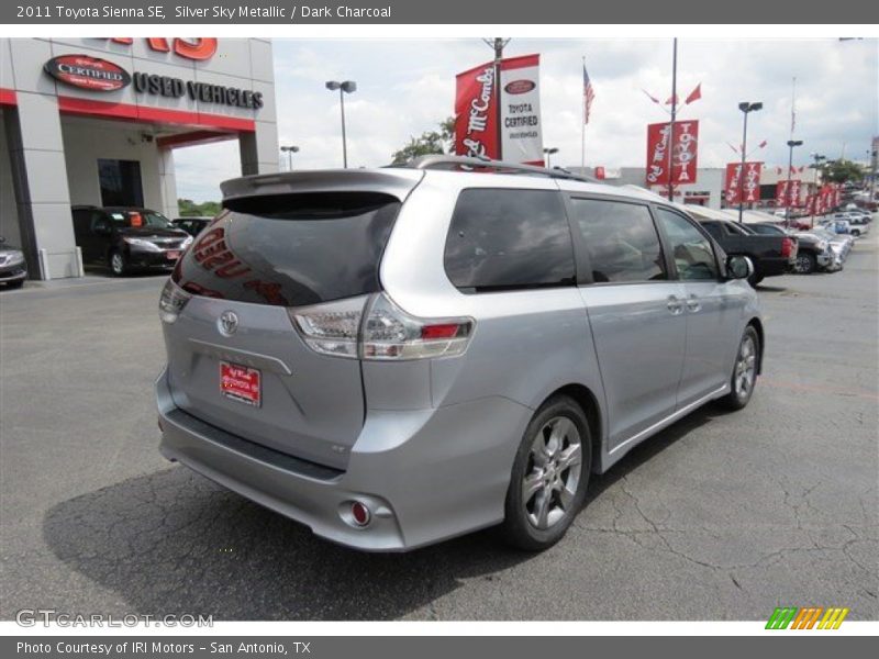 Silver Sky Metallic / Dark Charcoal 2011 Toyota Sienna SE