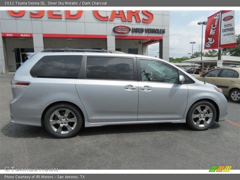 Silver Sky Metallic / Dark Charcoal 2011 Toyota Sienna SE