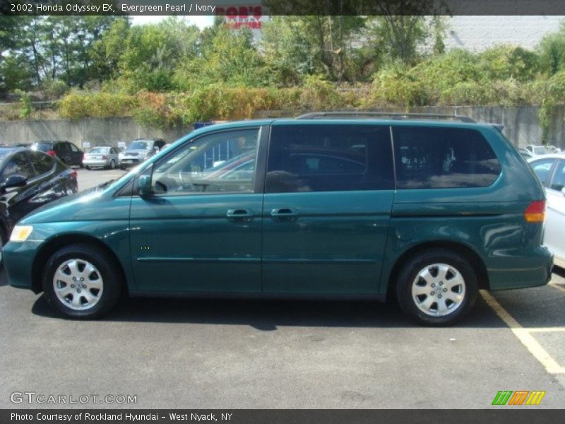 Evergreen Pearl / Ivory 2002 Honda Odyssey EX