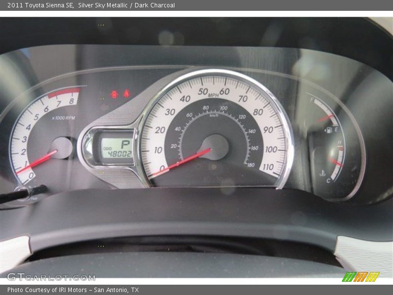 Silver Sky Metallic / Dark Charcoal 2011 Toyota Sienna SE