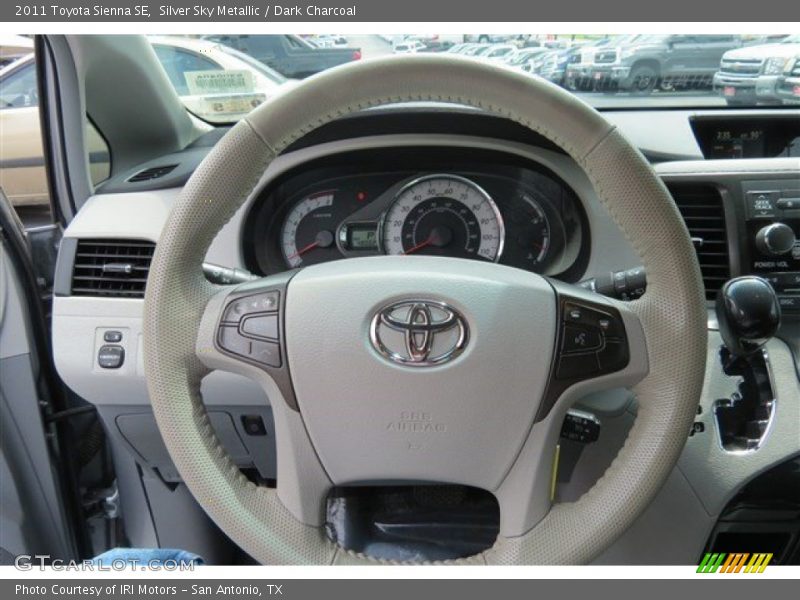 Silver Sky Metallic / Dark Charcoal 2011 Toyota Sienna SE