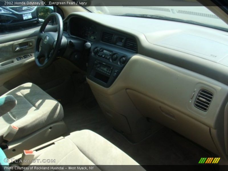 Evergreen Pearl / Ivory 2002 Honda Odyssey EX