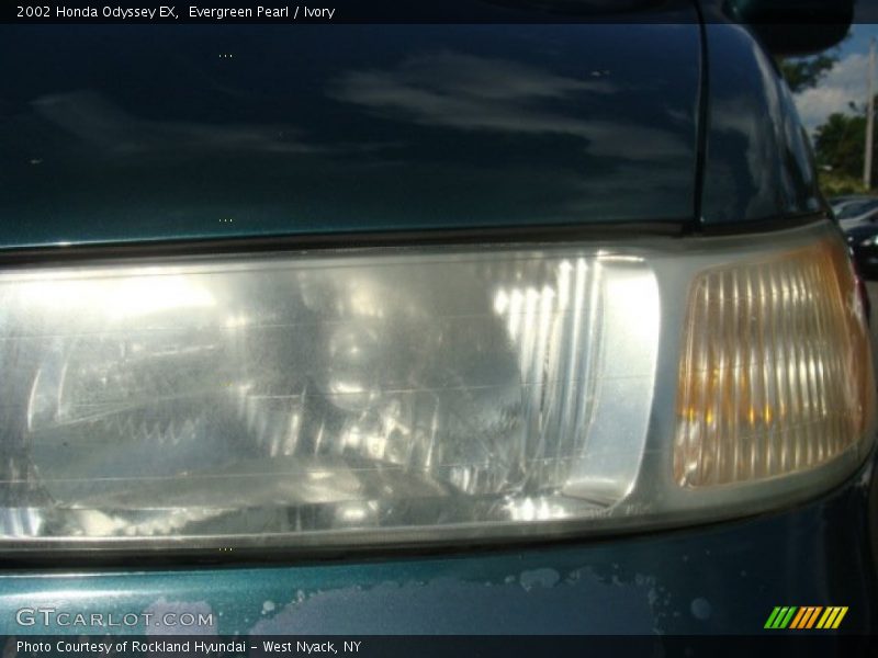 Evergreen Pearl / Ivory 2002 Honda Odyssey EX