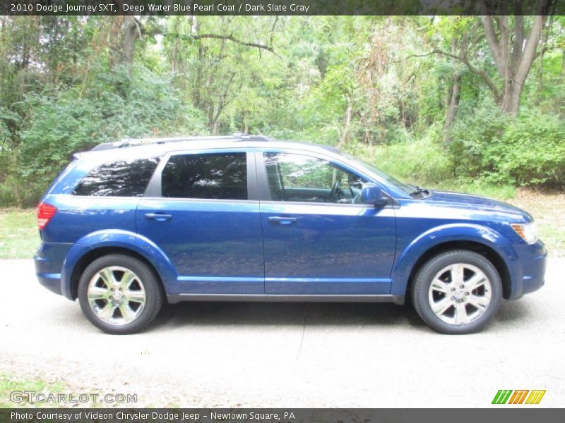 Deep Water Blue Pearl Coat / Dark Slate Gray 2010 Dodge Journey SXT