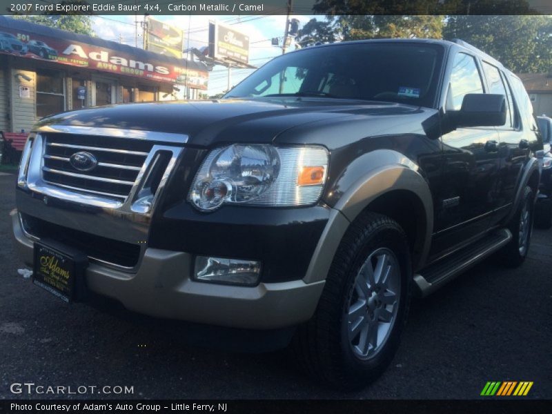 Carbon Metallic / Camel 2007 Ford Explorer Eddie Bauer 4x4