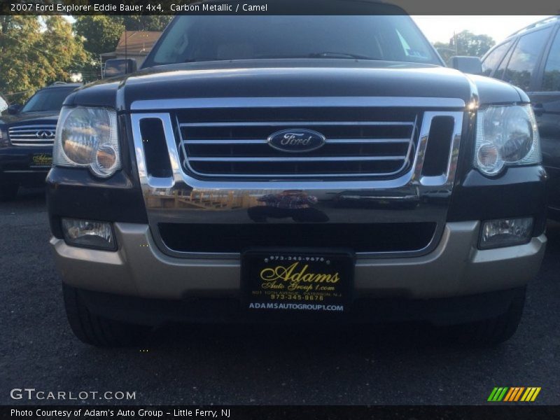 Carbon Metallic / Camel 2007 Ford Explorer Eddie Bauer 4x4