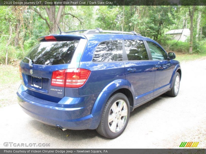Deep Water Blue Pearl Coat / Dark Slate Gray 2010 Dodge Journey SXT