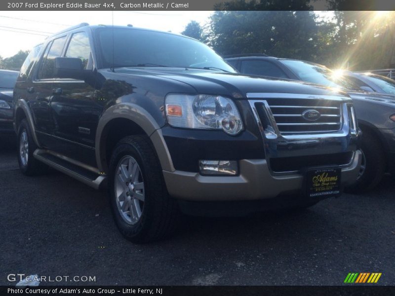 Carbon Metallic / Camel 2007 Ford Explorer Eddie Bauer 4x4