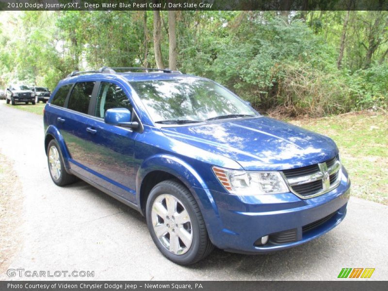 Deep Water Blue Pearl Coat / Dark Slate Gray 2010 Dodge Journey SXT