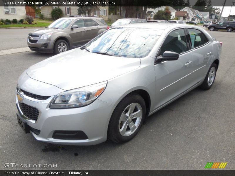 Silver Ice Metallic / Jet Black/Titanium 2014 Chevrolet Malibu LS