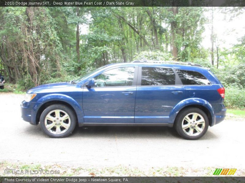 Deep Water Blue Pearl Coat / Dark Slate Gray 2010 Dodge Journey SXT