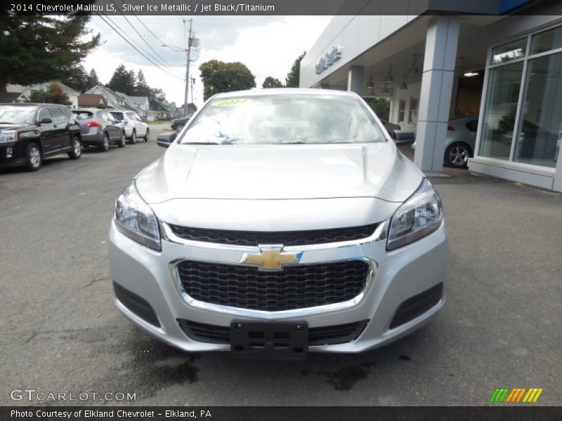 Silver Ice Metallic / Jet Black/Titanium 2014 Chevrolet Malibu LS