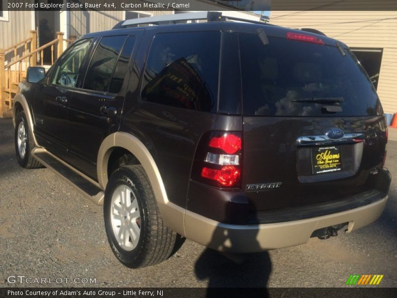 Carbon Metallic / Camel 2007 Ford Explorer Eddie Bauer 4x4