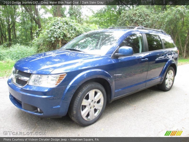 Deep Water Blue Pearl Coat / Dark Slate Gray 2010 Dodge Journey SXT