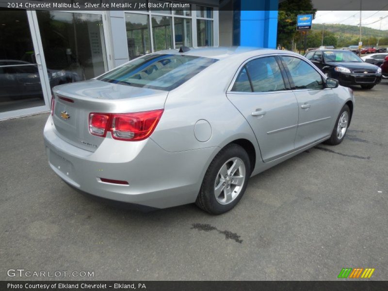 Silver Ice Metallic / Jet Black/Titanium 2014 Chevrolet Malibu LS