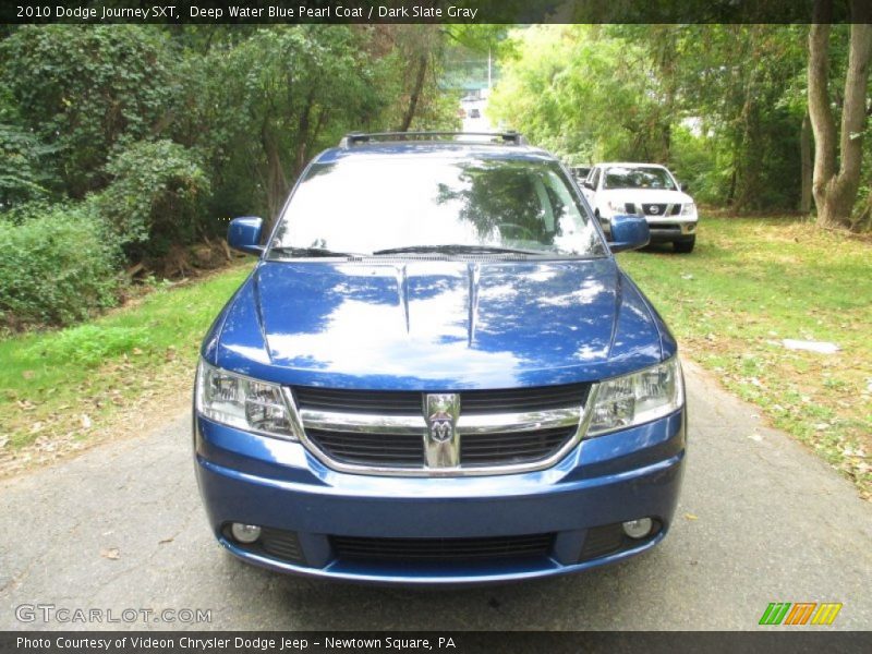 Deep Water Blue Pearl Coat / Dark Slate Gray 2010 Dodge Journey SXT