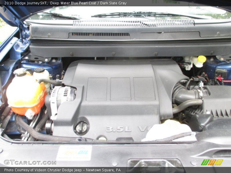 Deep Water Blue Pearl Coat / Dark Slate Gray 2010 Dodge Journey SXT