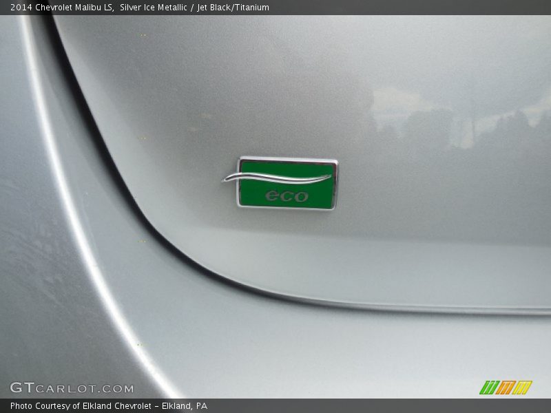 Silver Ice Metallic / Jet Black/Titanium 2014 Chevrolet Malibu LS