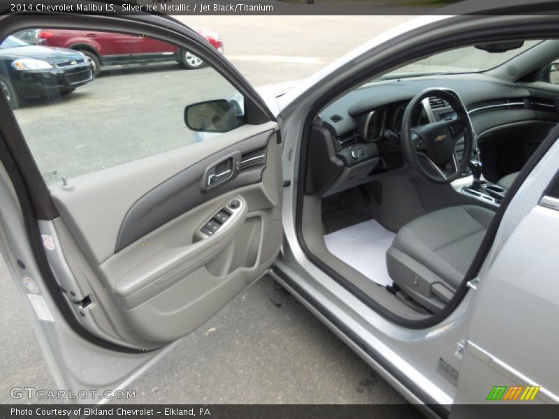 Silver Ice Metallic / Jet Black/Titanium 2014 Chevrolet Malibu LS