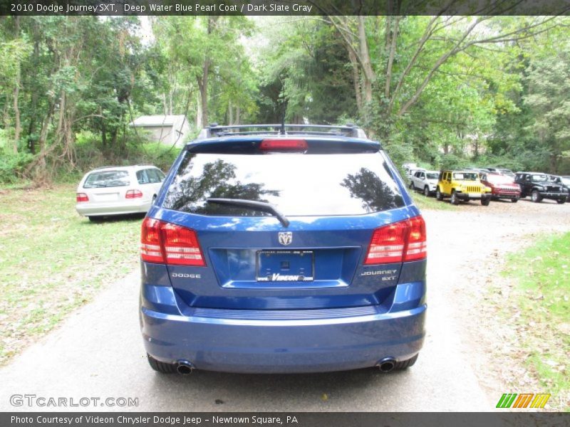 Deep Water Blue Pearl Coat / Dark Slate Gray 2010 Dodge Journey SXT