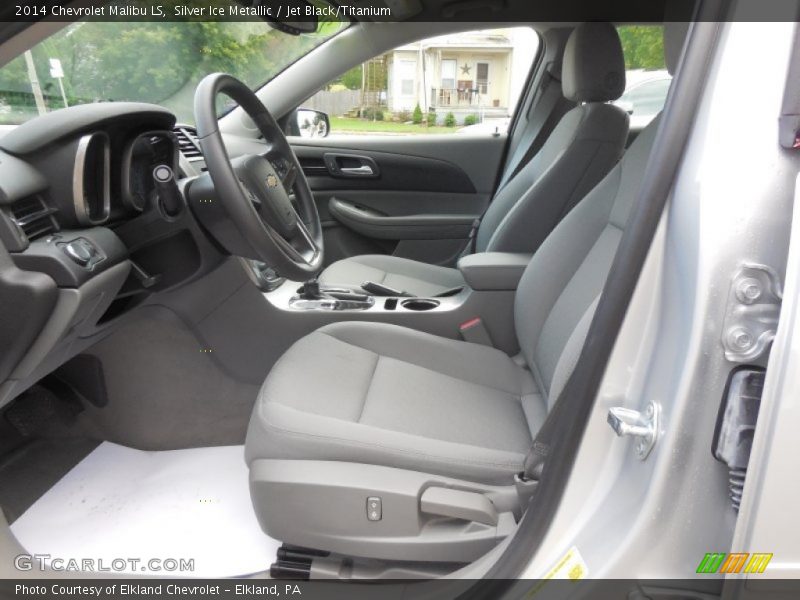 Silver Ice Metallic / Jet Black/Titanium 2014 Chevrolet Malibu LS