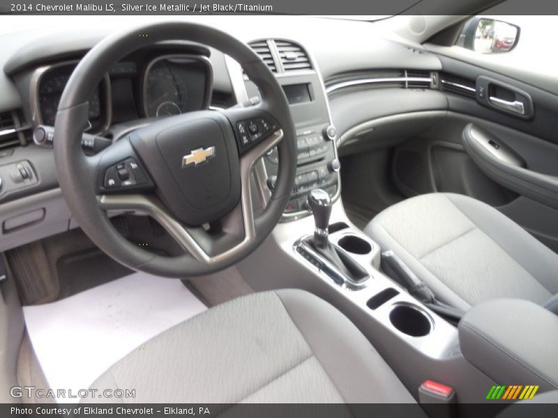 Silver Ice Metallic / Jet Black/Titanium 2014 Chevrolet Malibu LS
