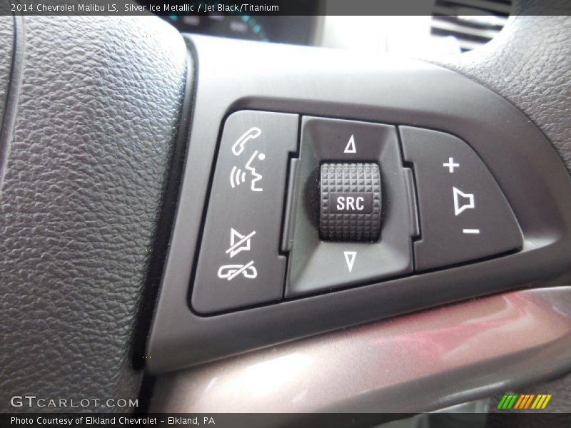 Silver Ice Metallic / Jet Black/Titanium 2014 Chevrolet Malibu LS