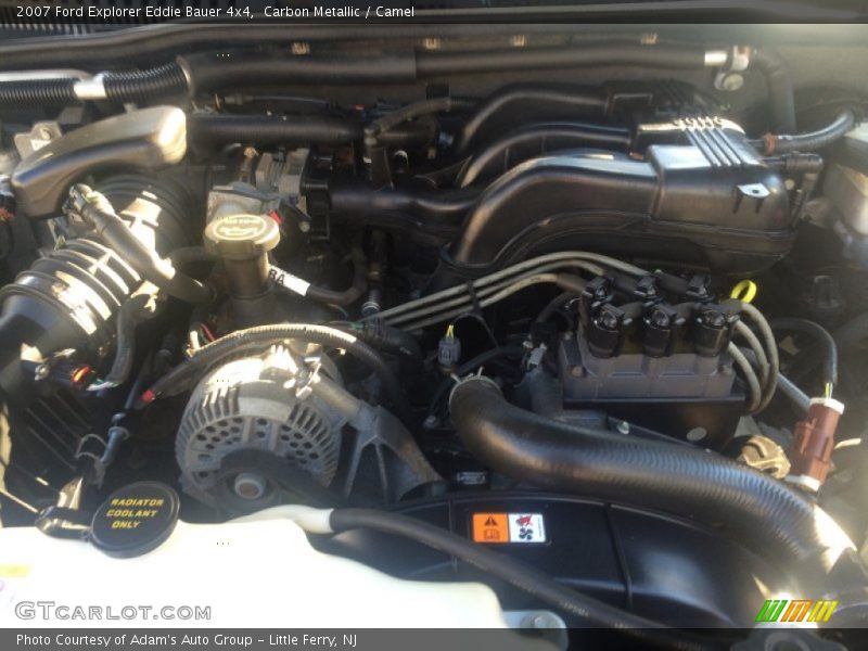 Carbon Metallic / Camel 2007 Ford Explorer Eddie Bauer 4x4