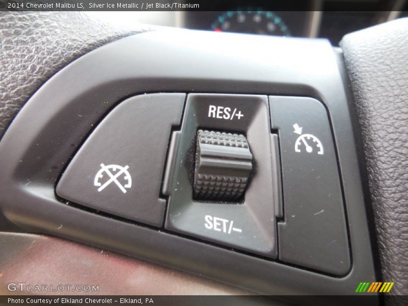 Silver Ice Metallic / Jet Black/Titanium 2014 Chevrolet Malibu LS