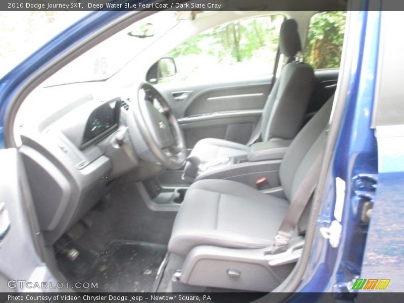 Deep Water Blue Pearl Coat / Dark Slate Gray 2010 Dodge Journey SXT