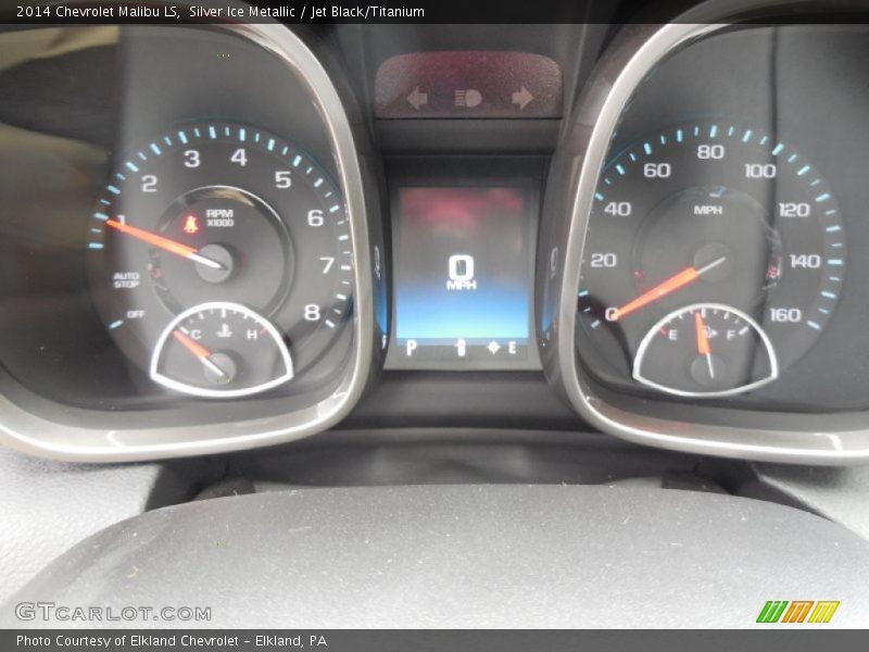 Silver Ice Metallic / Jet Black/Titanium 2014 Chevrolet Malibu LS