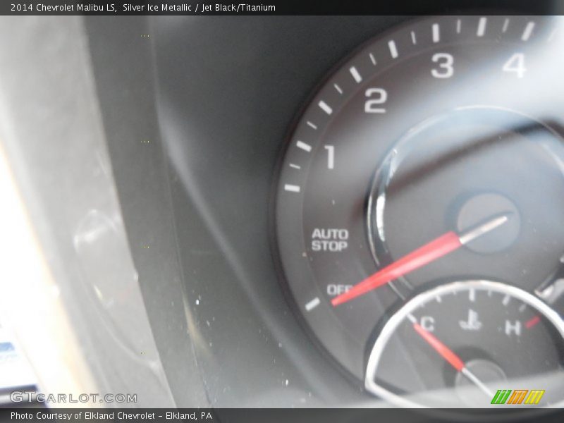 Silver Ice Metallic / Jet Black/Titanium 2014 Chevrolet Malibu LS