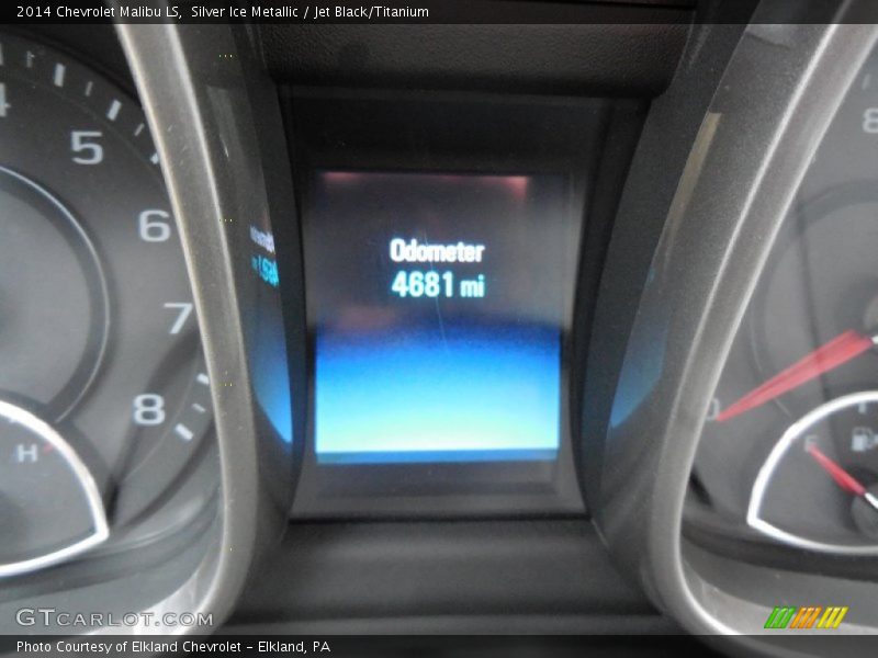 Silver Ice Metallic / Jet Black/Titanium 2014 Chevrolet Malibu LS