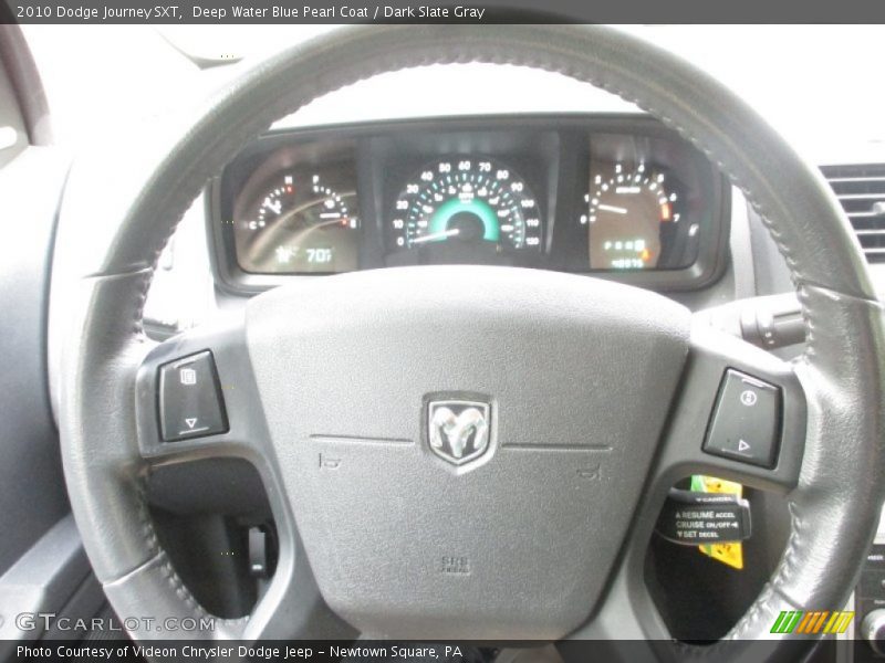 Deep Water Blue Pearl Coat / Dark Slate Gray 2010 Dodge Journey SXT