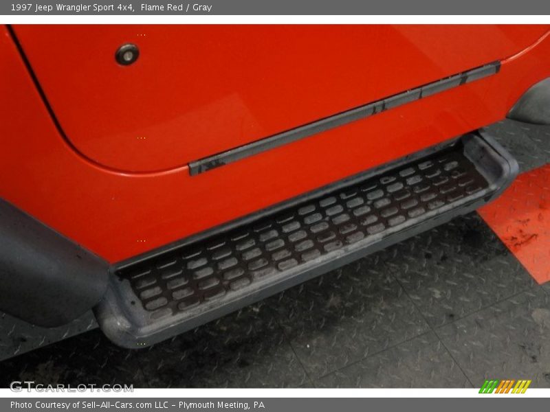 Flame Red / Gray 1997 Jeep Wrangler Sport 4x4